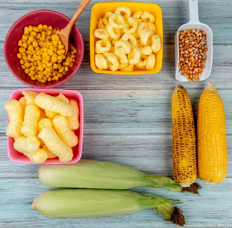 Corn Puff made by Corn Grits