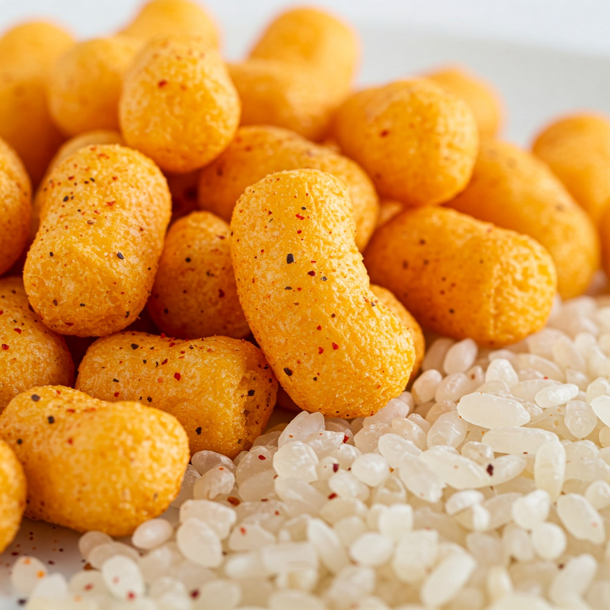 Corn Puff made by Rice Grits